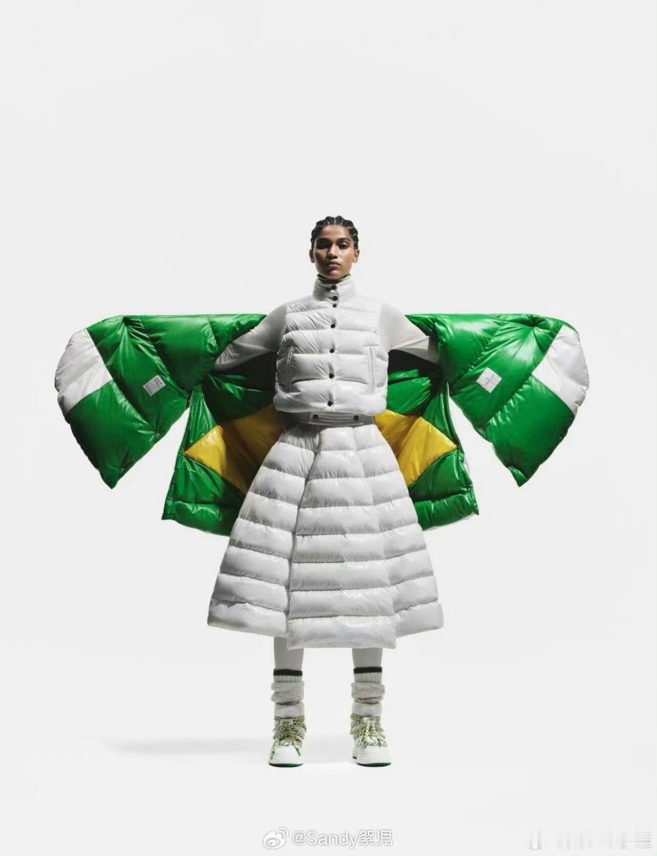 喜欢巴西旗手的羽绒服看着挺暖和 