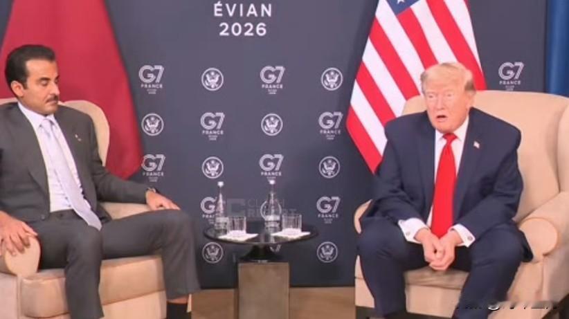 特朗普与卡塔尔埃米尔会面时表示：

“我们和伊朗的协议已经达成。它应该会成功。接