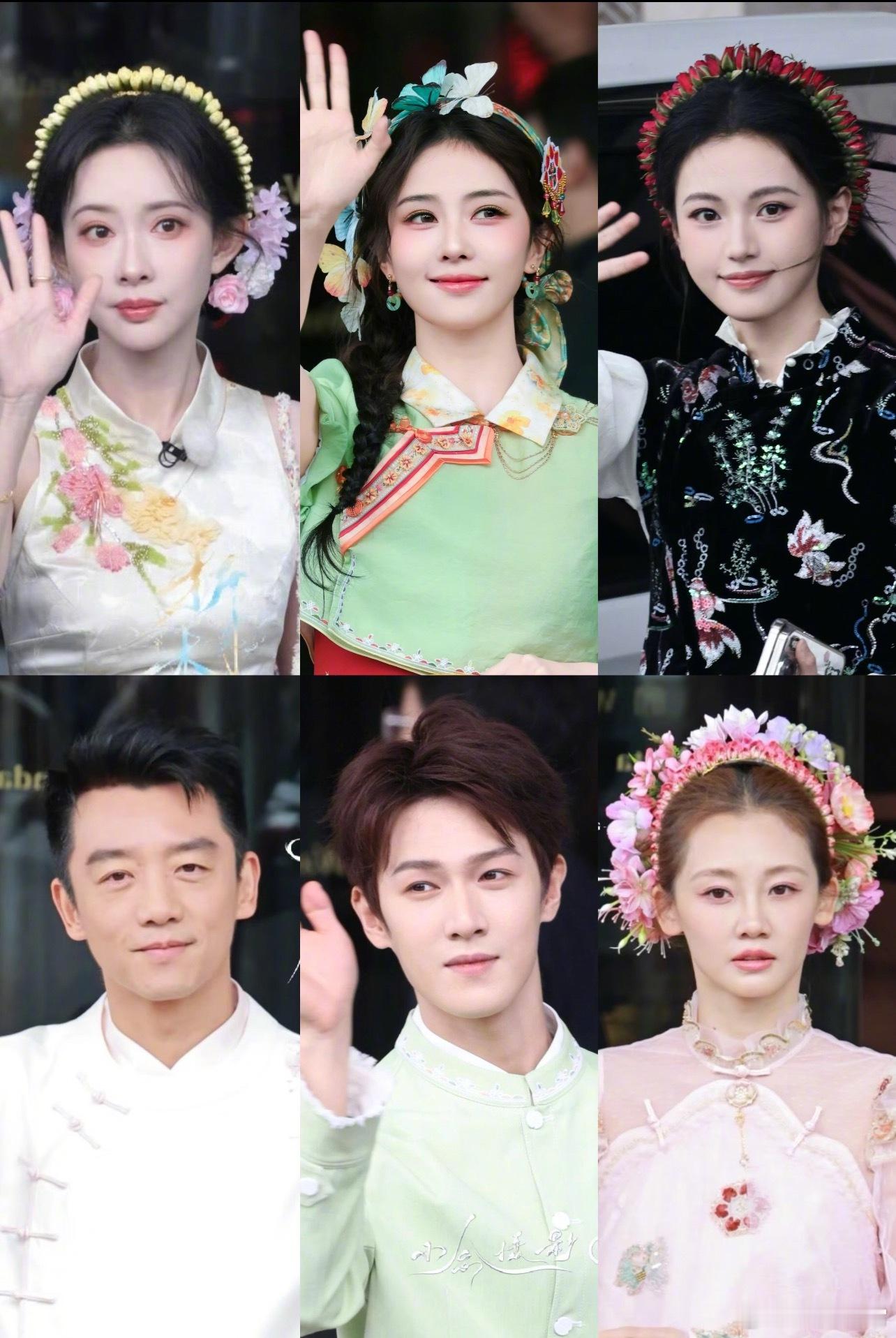 奔跑吧泉州录制簪花路透白鹿、孟子义、李昀锐、沈羽洁、郑恺、苗苗李昀锐孟子义又没在