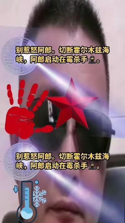 别惹怒阿郎。切断霍尔木兹海峡，阿郎启动在霉杀手🥷。