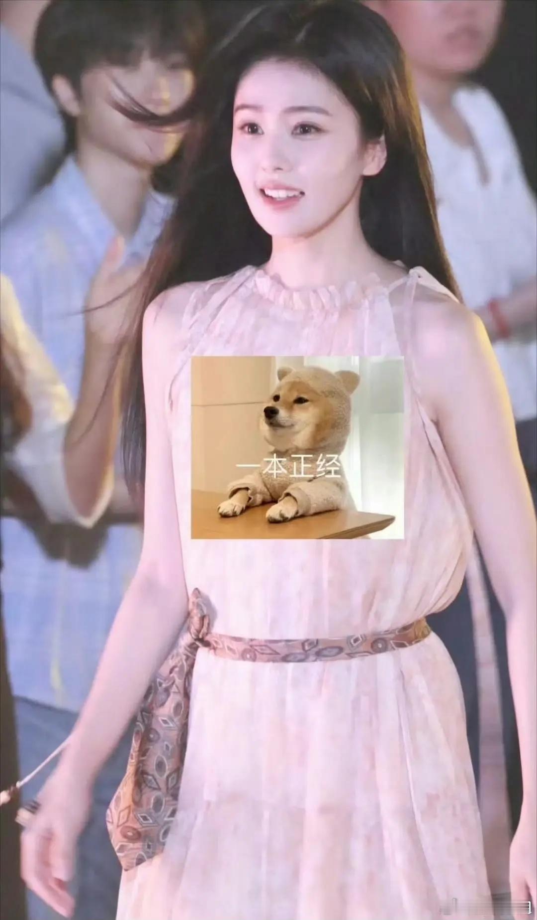 这是生图？那白鹿粉丝发的这精修咋回事 ​​​