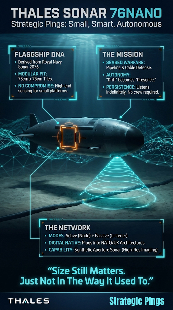 中外舰闻 烽火问鼎计划 每天认识一件兵器  Thales Sonar 76 Na