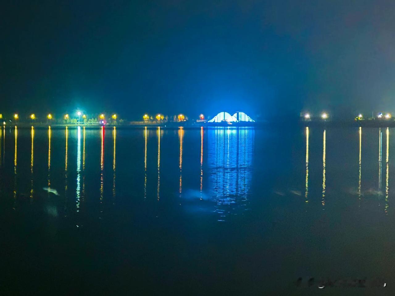 汉江夜色老河口段