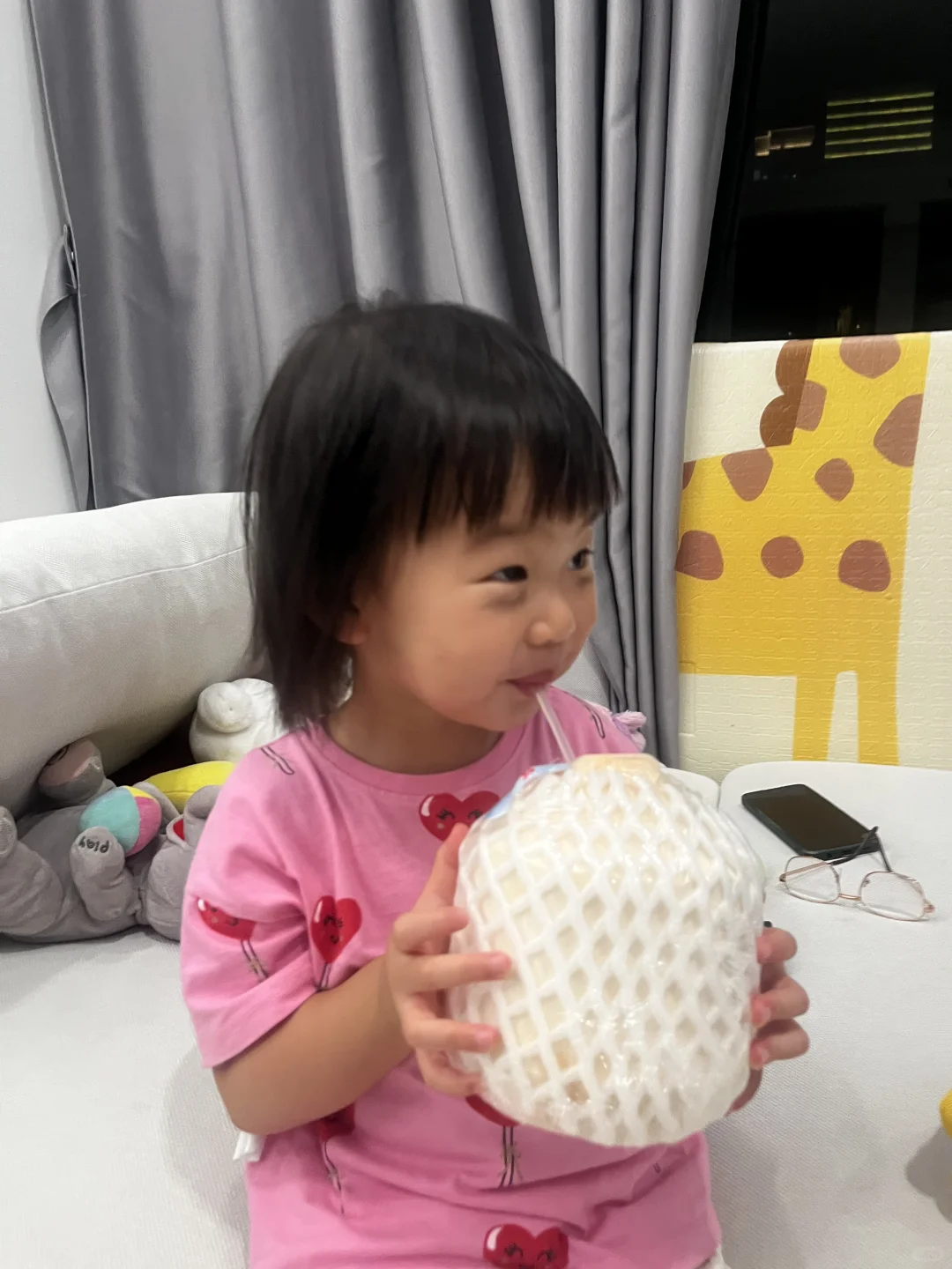 好大的黑眼圈哈哈