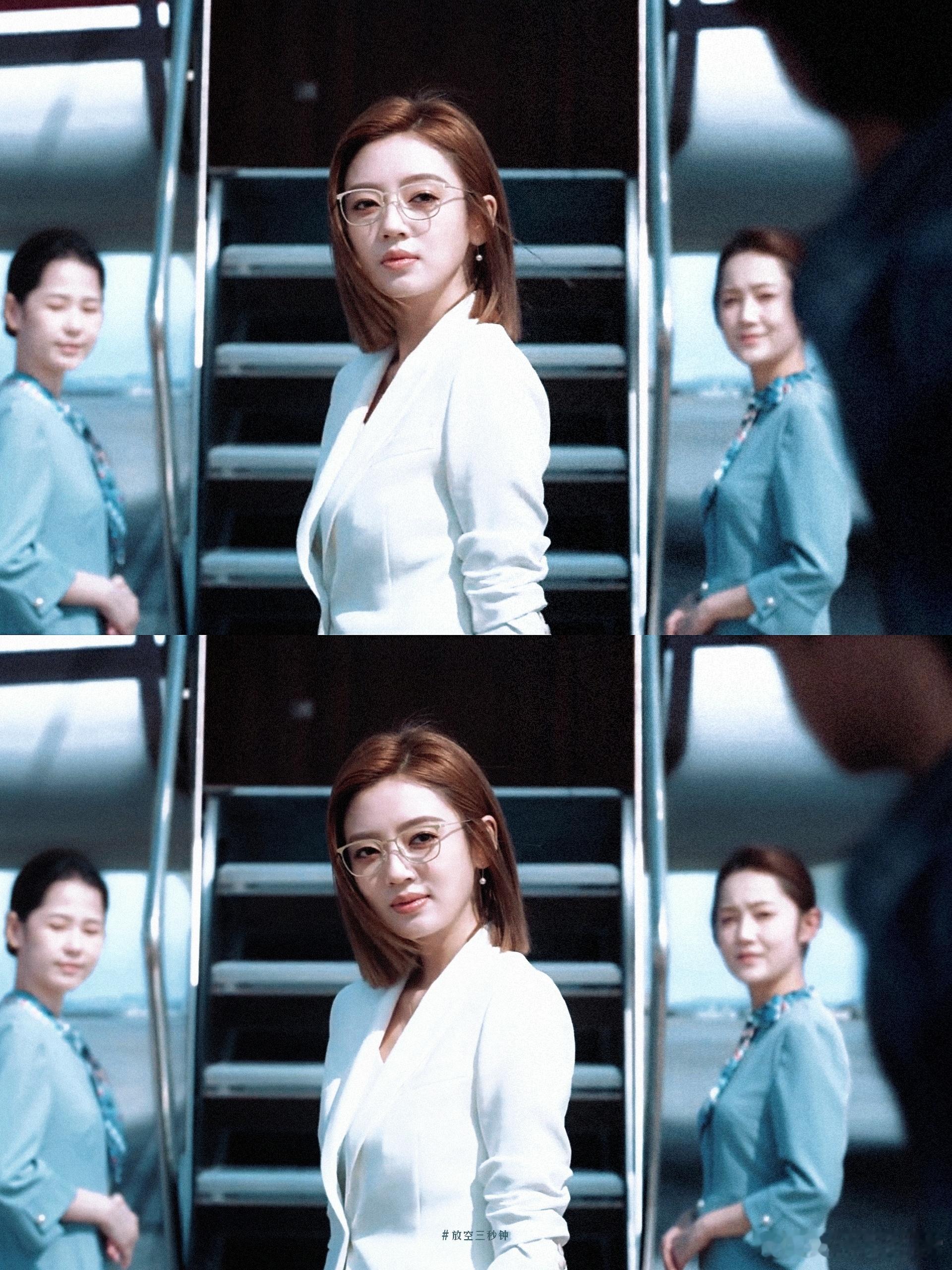 何瑞贤戴眼镜vs不戴眼镜何瑞贤这波眼镜造型太有料！饰演秘书戴起眼镜，高智感直接拉