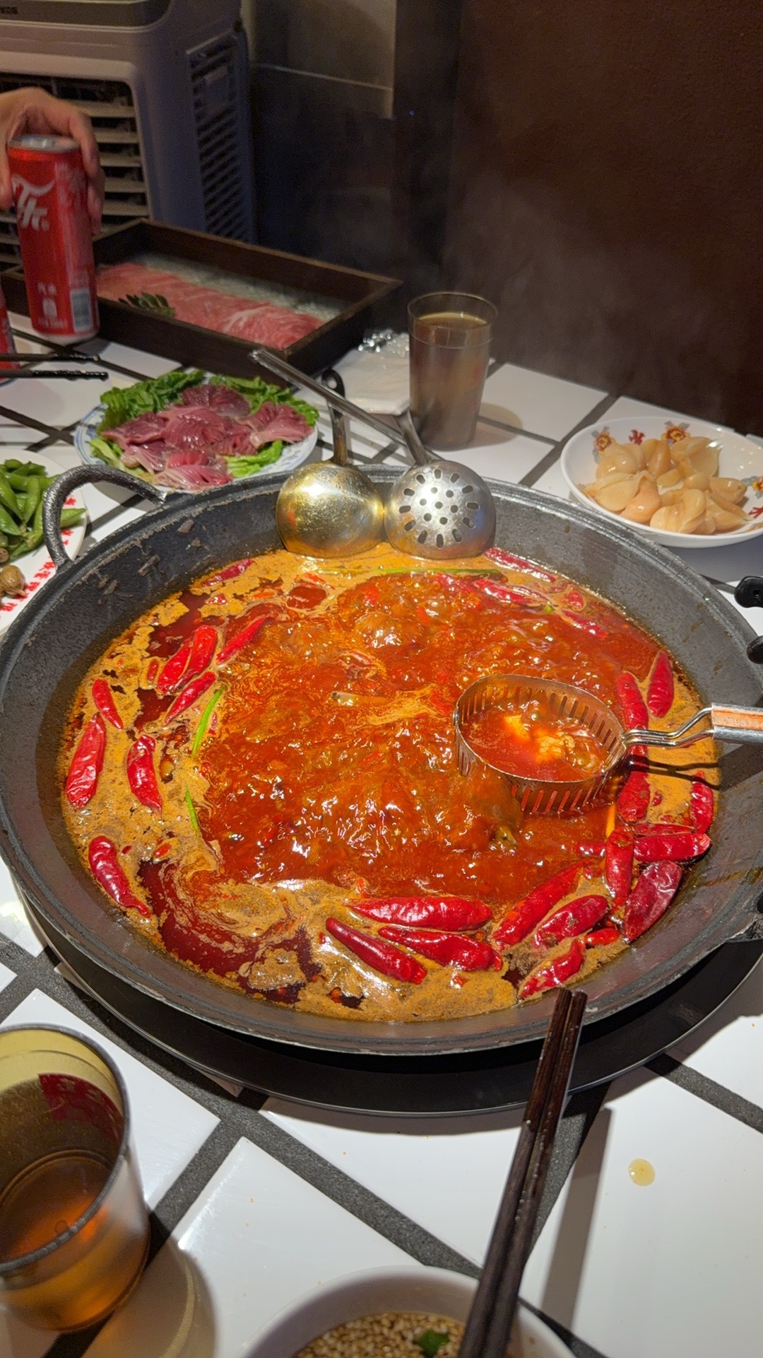 吃火锅吃一半，电磁炉坏了[允悲] ​​​