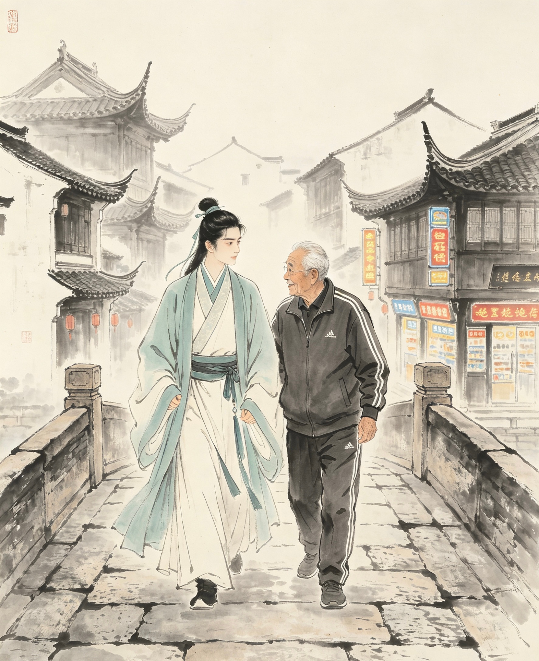 所谓新老年人，老去却永远热烈；所谓老年轻人，年轻却从容恬淡。不必迎合世俗标准，怎