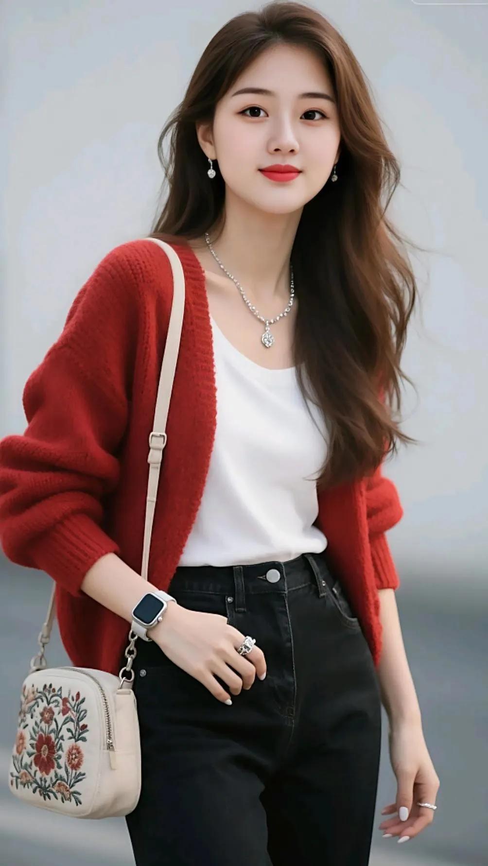 清纯甜美 女神穿搭