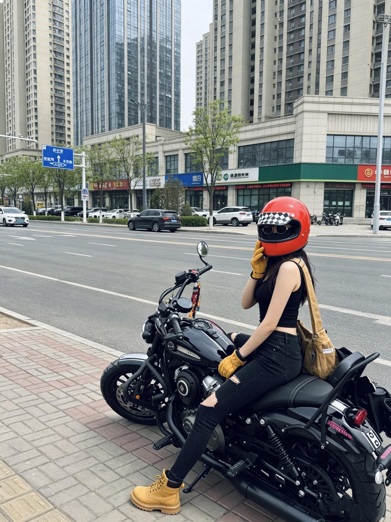 总有人质疑女生控不住车
可是我们跑山 压弯 日常 通勤照样拿捏
机车不是男生专属