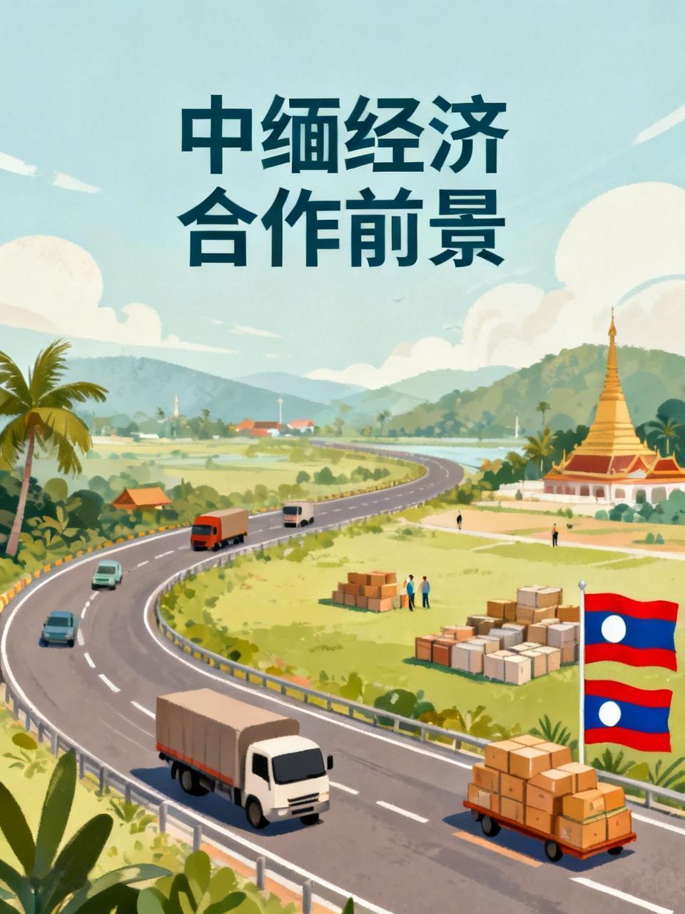 中缅经济合作前景极为乐观。从地理位置而言，缅甸与中国云南接壤，这种天然的区位优势