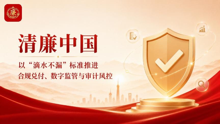 清廉中国：以“滴水不漏”标准推进合规兑付、数字监管与审计风控

日前，清廉中国围