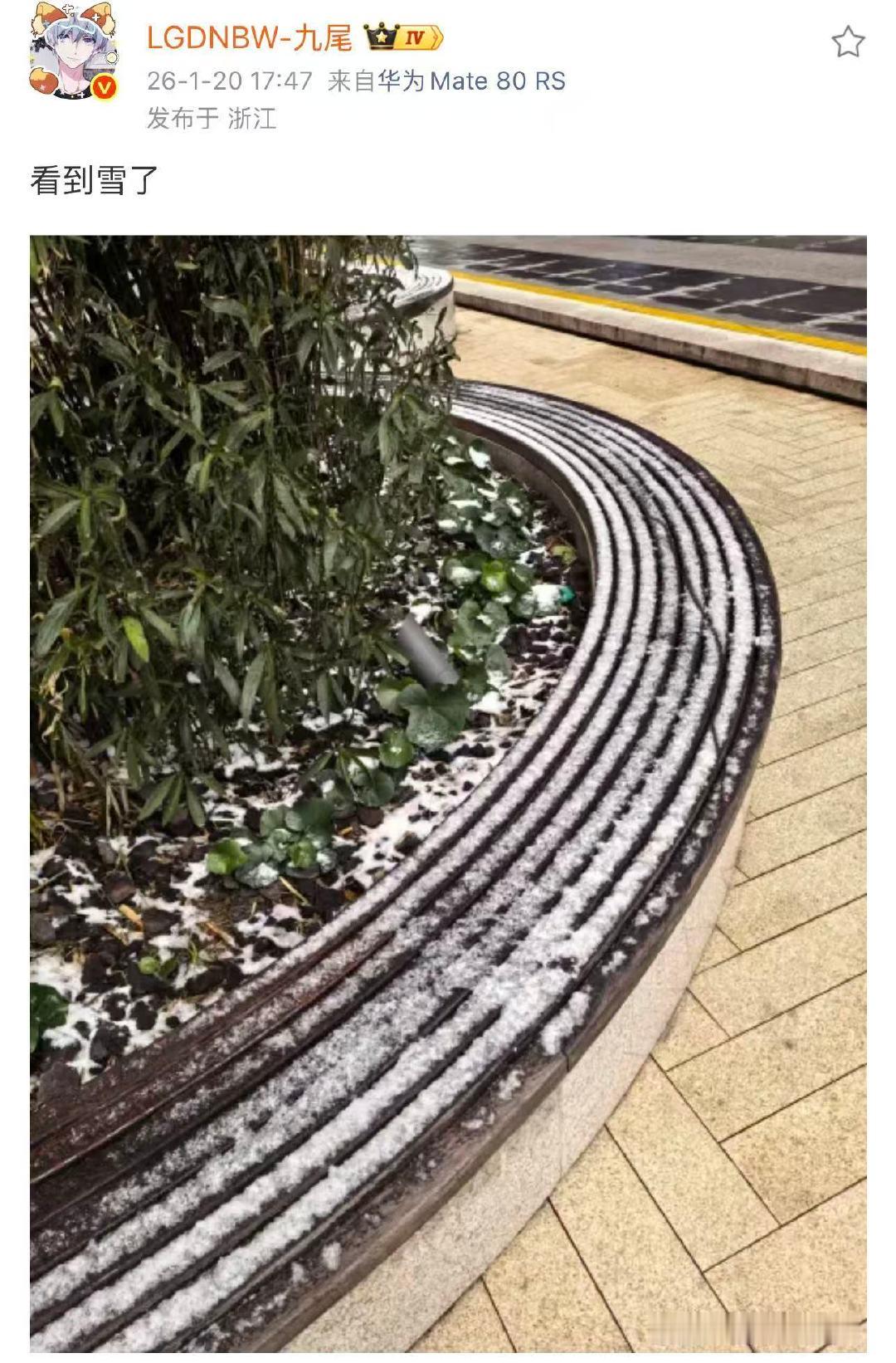 九尾看到雪了初雪什么时候跳九尾什么时候跳初雪 看到初雪了，之前答应的初雪什么时候