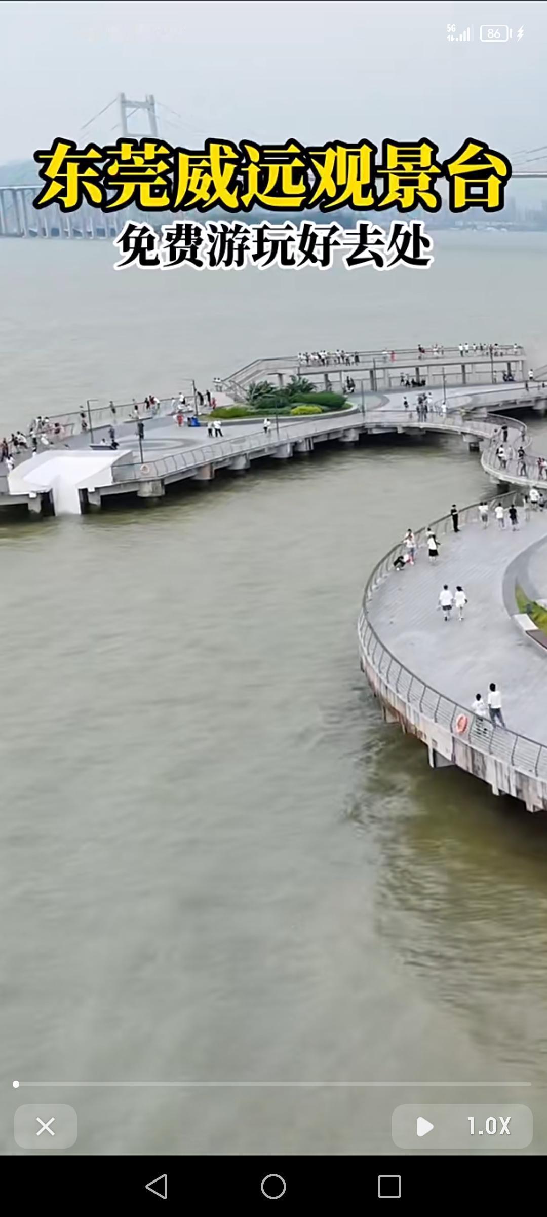 东莞居然藏着这么绝美的看海地！无需远行，在东莞滨海湾就能拥抱绝美海景。
东宝公园