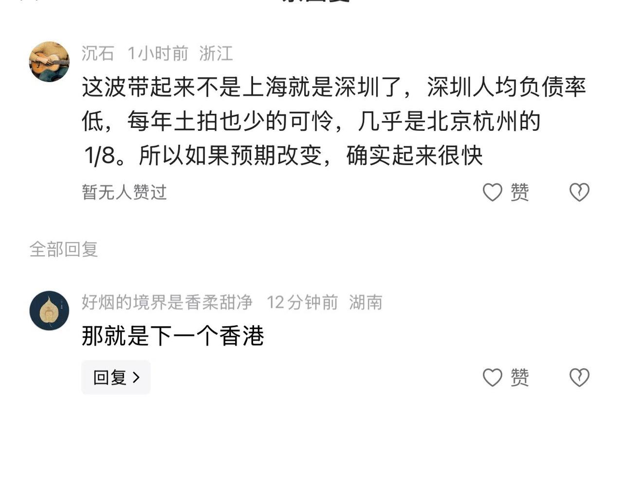 我的粉丝明白人不少[呲牙][呲牙][呲牙]，深圳暴涨是必然的！其实已经开始暴涨了