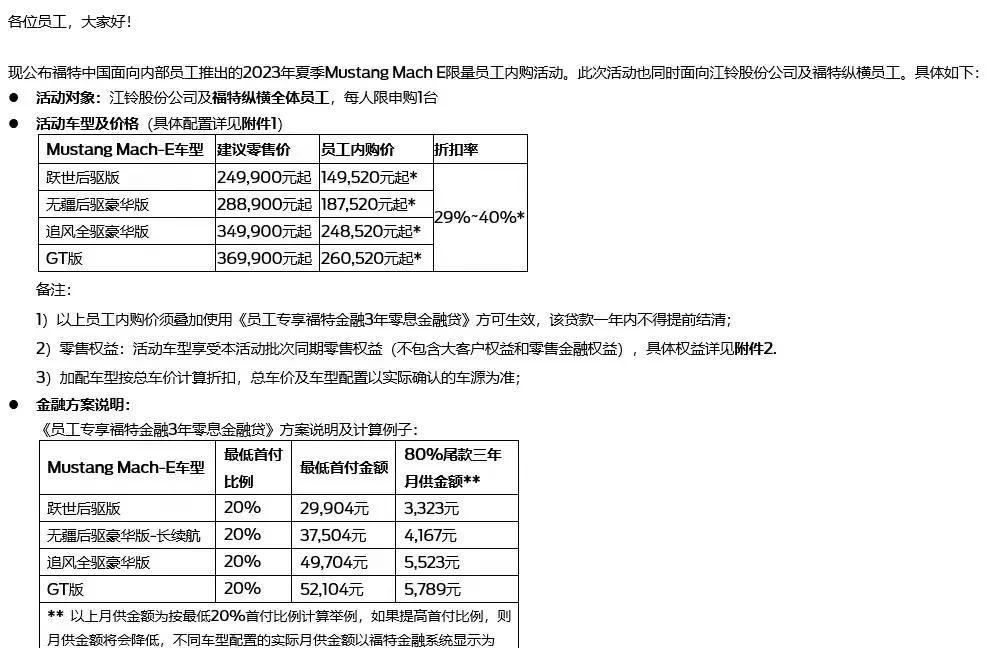 原来25万的车，现在直接卖15万，福特电马这波降价真的太诱惑了。而且还可以首付2