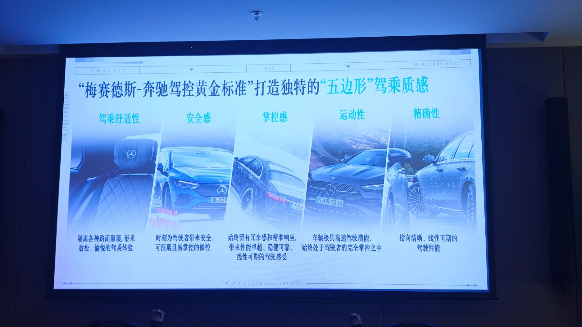 奔驰造车的标准和取向~它们要做的不是擅长某个科目的偏科车，而是能在绝大部分场景都