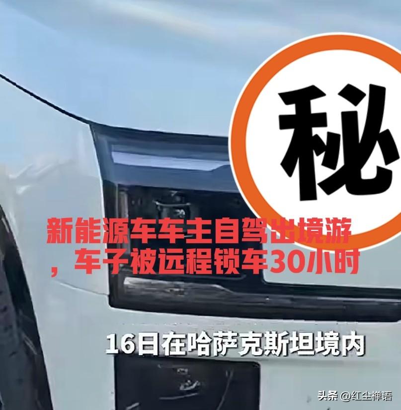 新能源车出国自驾游，被远程锁车30个小时。车主：“太阳有多毒啊，不给我解开你让我