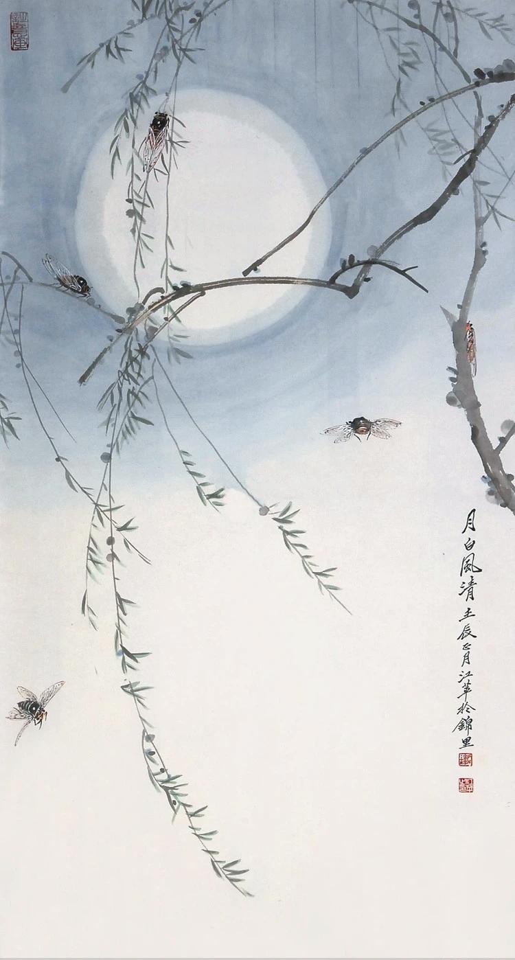 江苹先生出身书画世家，13岁拜入张大千门下，是大风堂最年轻的入室弟子。从艺七十余