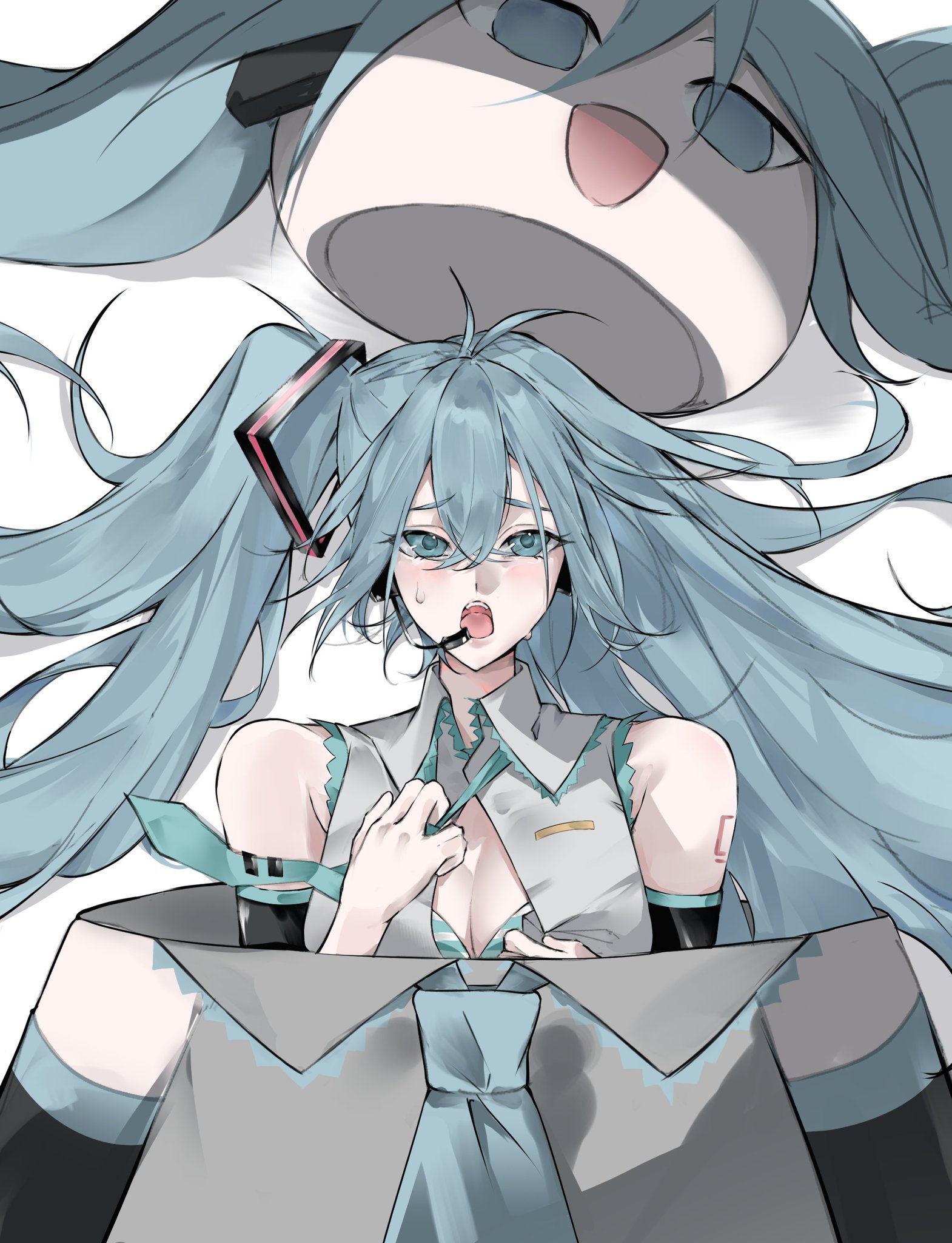 初音未来动漫仲夏狂欢季 世界是一个巨大的初音未来.绘：miyabina214  