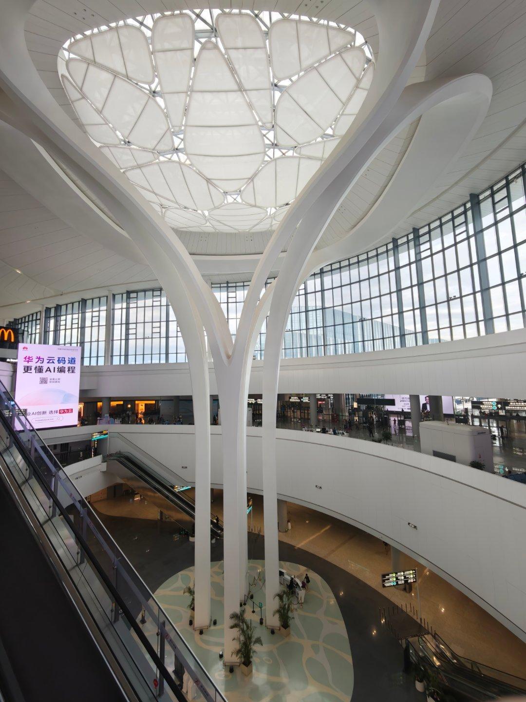 第一次来萧山t4，感觉走了三站地才出来… 