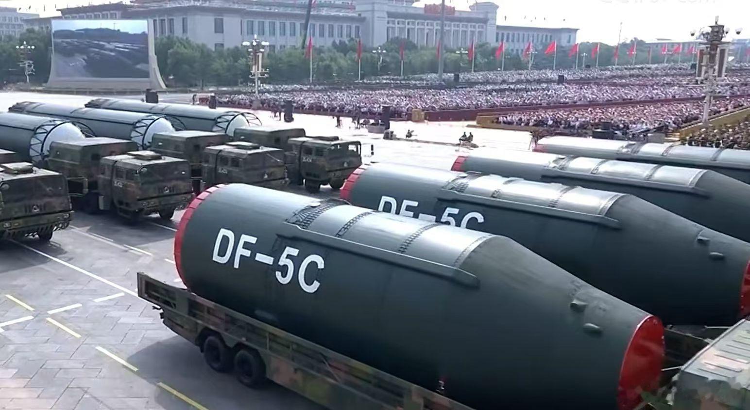DF-5C通常指东风-5C，是中国东风-5型洲际导弹的最新改进型，属于井基发射型