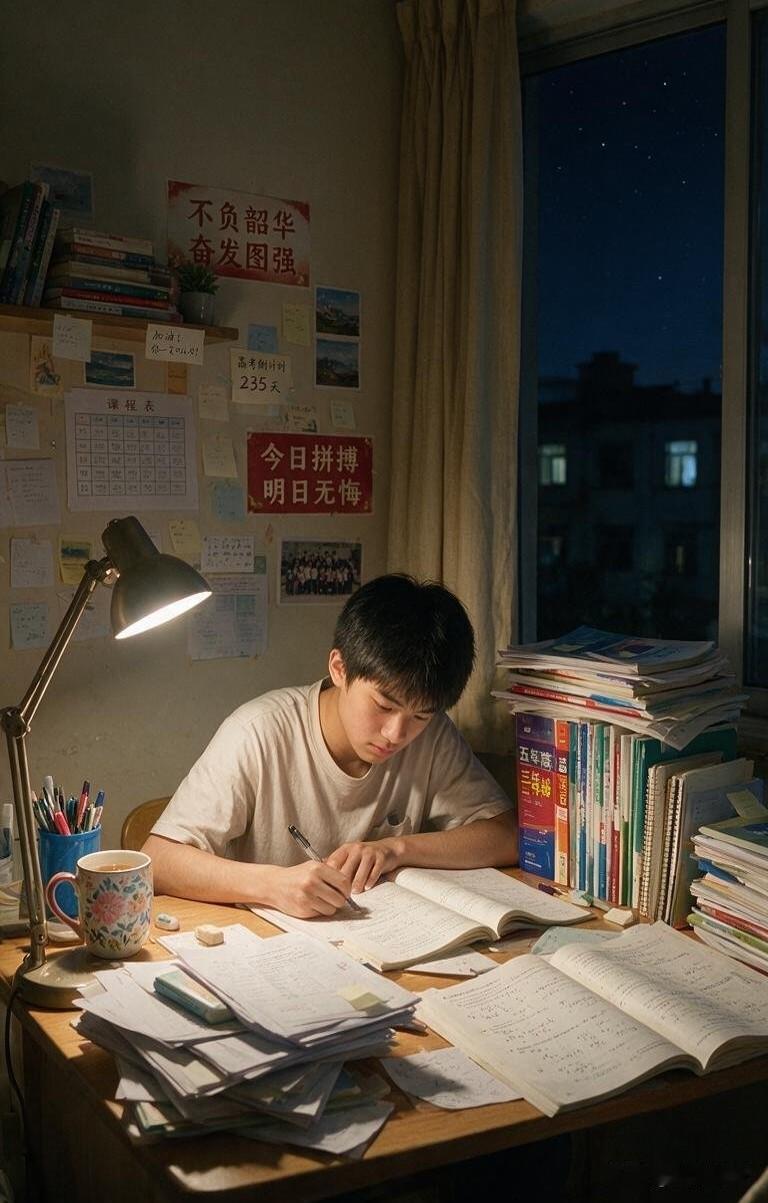 退休老教师说：
现在不是说你努力了就一定能上好大学，分子就那么多，你在努力别人也