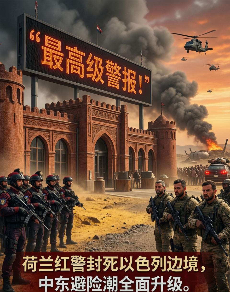 荷兰外交部这个动作，乍一看是旅行提示，其实是给中东局势又添了把柴。

2月27号