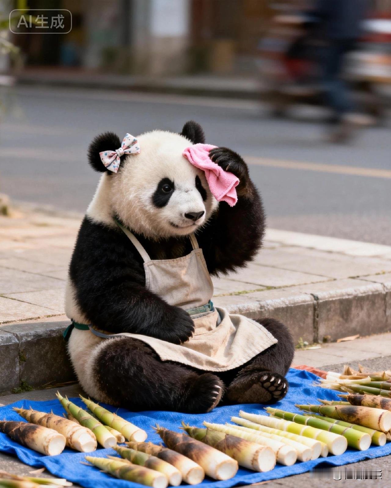 “狸猫换太子”，
日本正在上演“皇帝的新熊”，
不是看熊，只为看“熊人”。

我