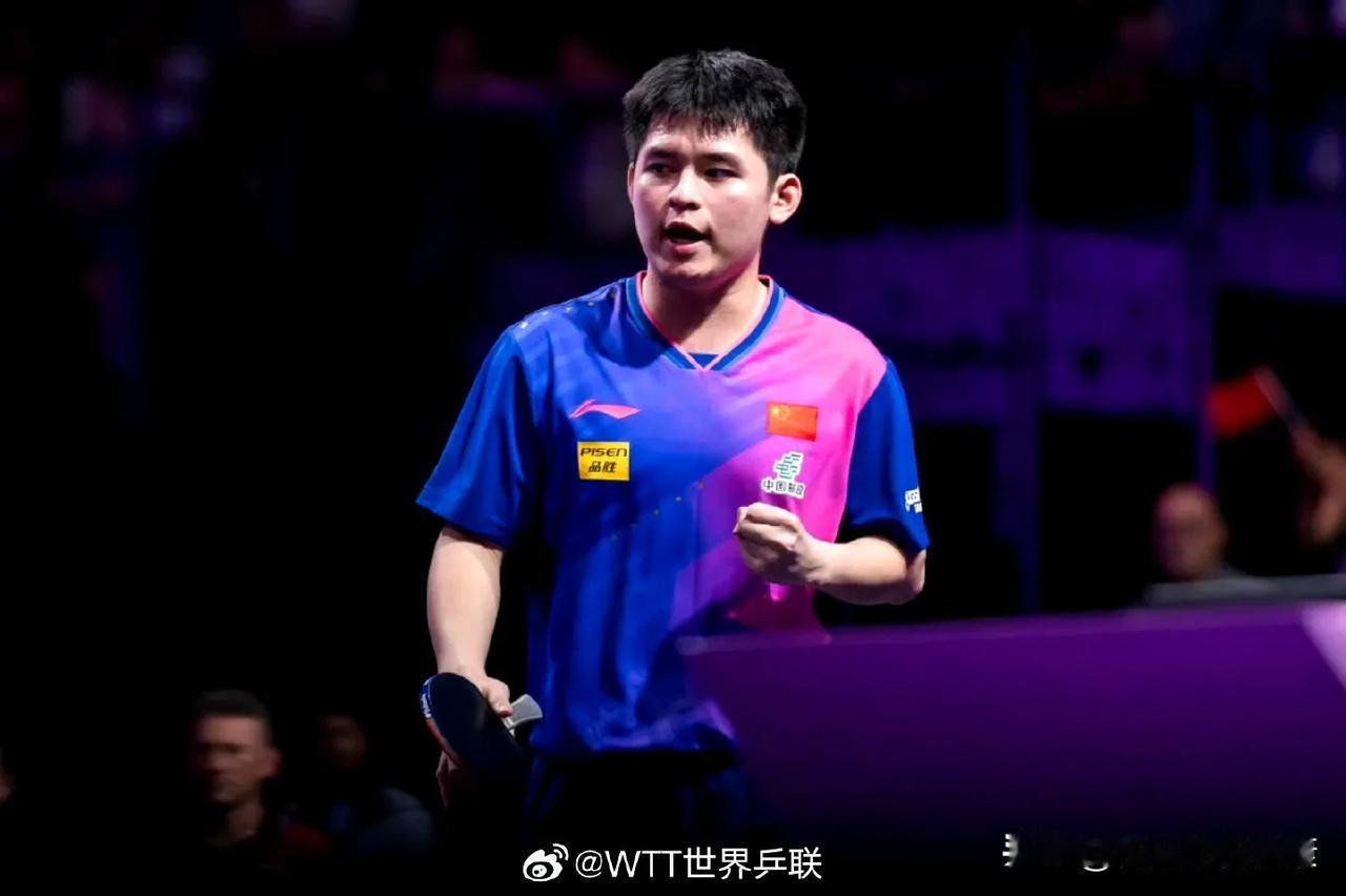 恭喜小将林诗栋，3:1吴俊成闯入法国站8强！

定了凌晨12：57的闹钟起床，给
