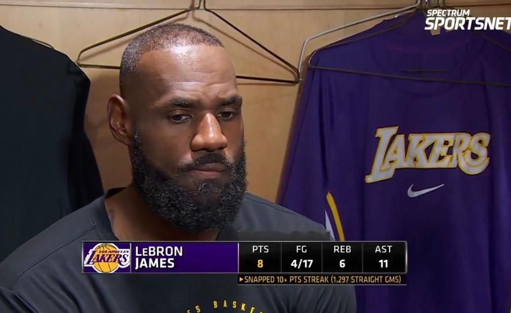 勒布朗谈里夫斯的出色表现：“我早就看出了他的天赋，当天赋配上勤奋与充分准备，任何