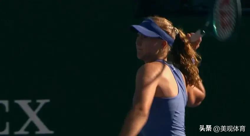 印第安维尔斯：输给西尼亚科娃后，米拉•安德烈耶娃痛哭流涕，她摔拍发泄，并向观众大