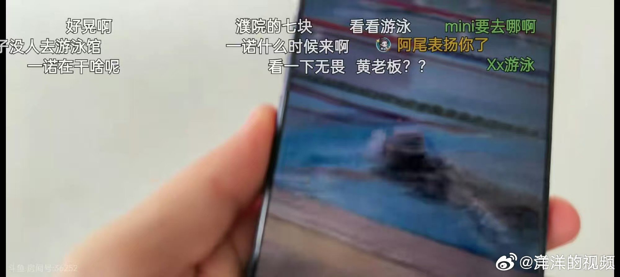 小胖1分06秒游泳小胖游泳1分06秒职业选手的自律刻进DNA了吧！小胖1分06秒