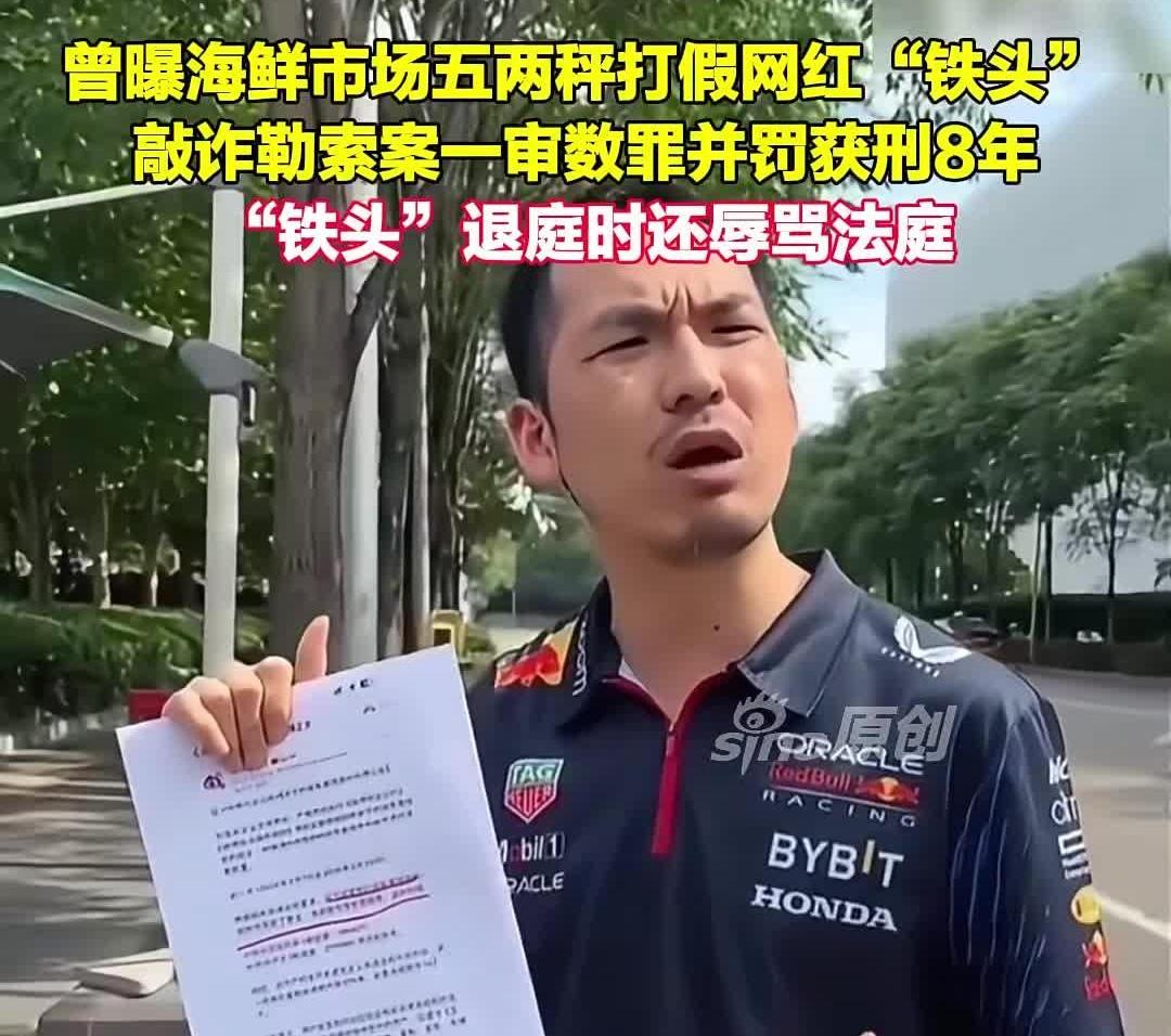 打假网红“铁头”被判了8年！因为假打吗？还是靠凶狠辱骂成了网红的？

“打假”应