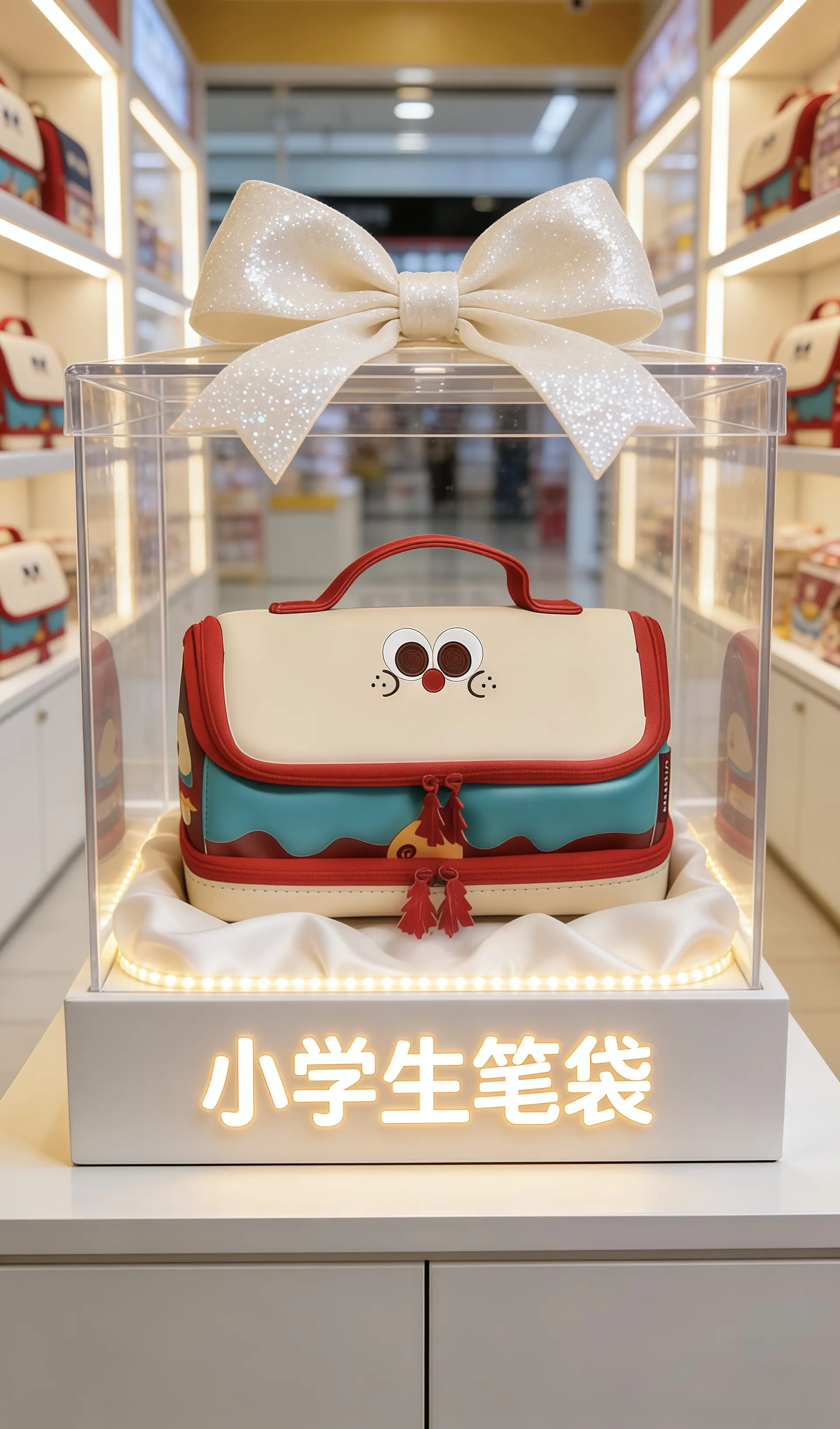 这个小房子笔袋也太萌了吧！立体的房子造型，看起来小巧，其实很能装哦！像...