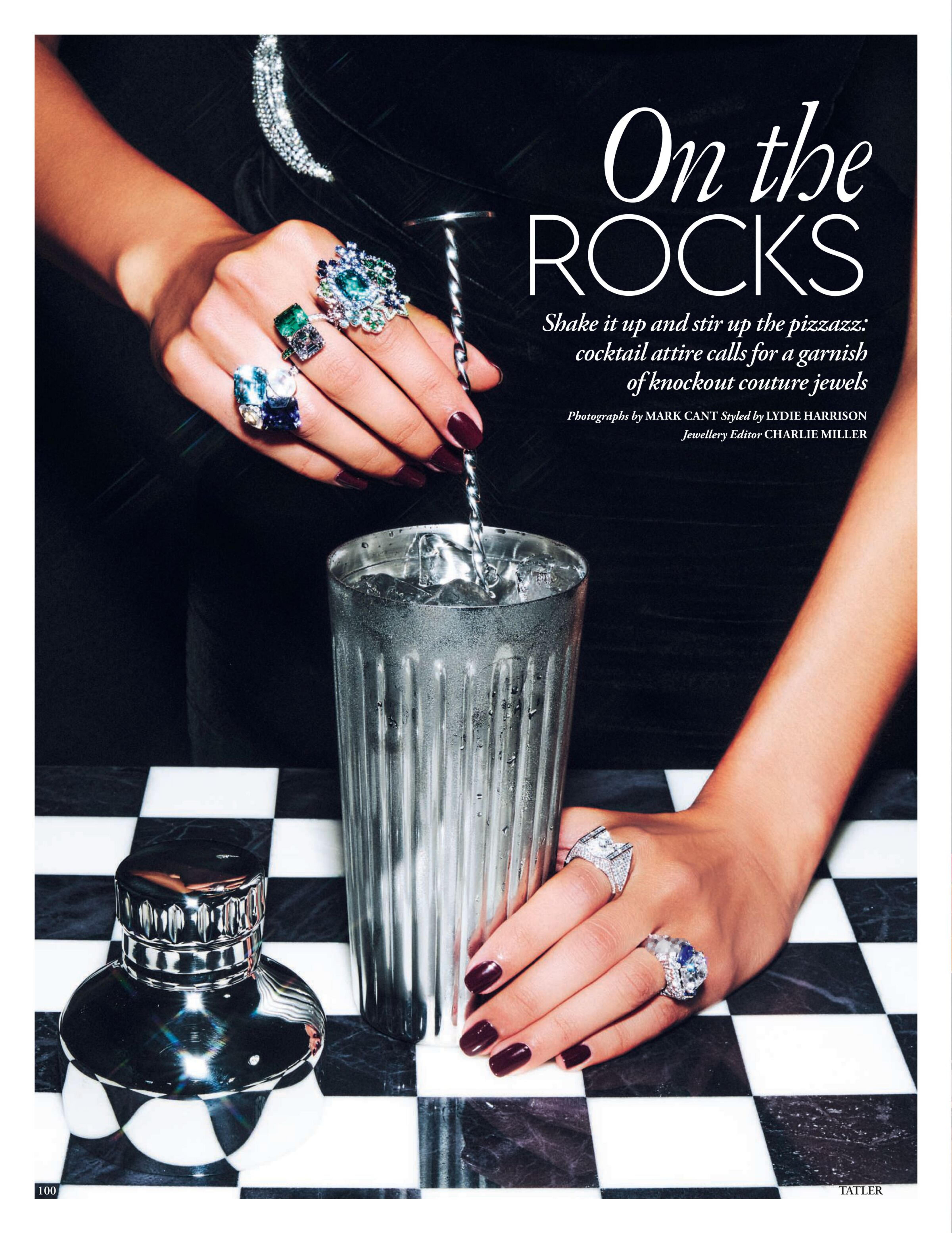 Tatler UK  December  2025 活色生香的珠宝片  ～  ?