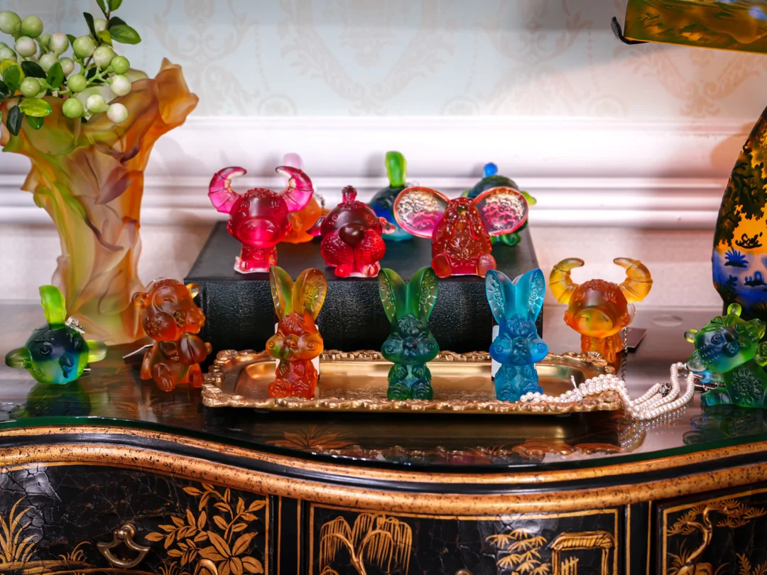 ✨古法琉璃生肖摆件，美到不想送人！