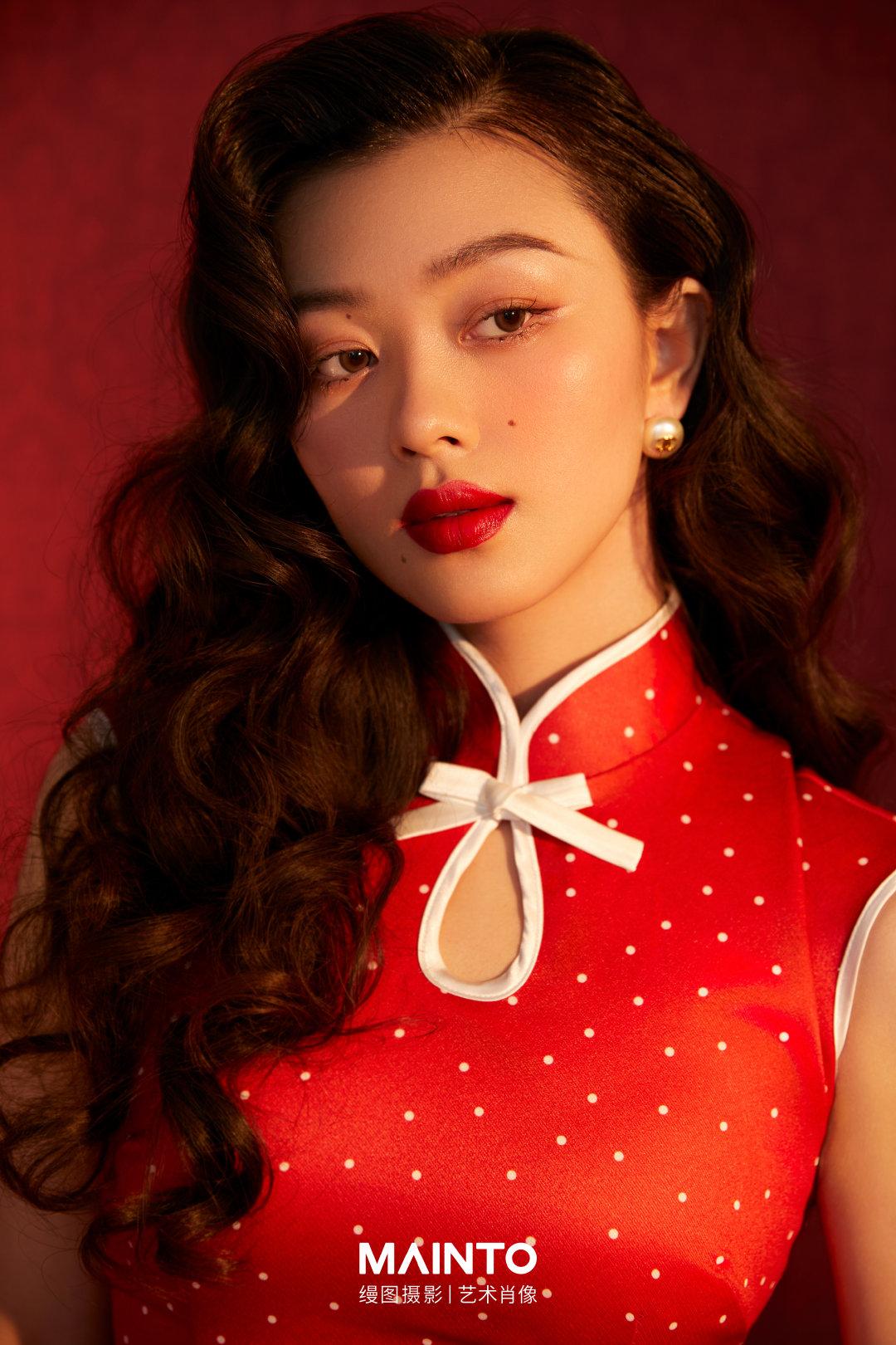 什么叫有韵味的女人美女旗袍穿搭写真