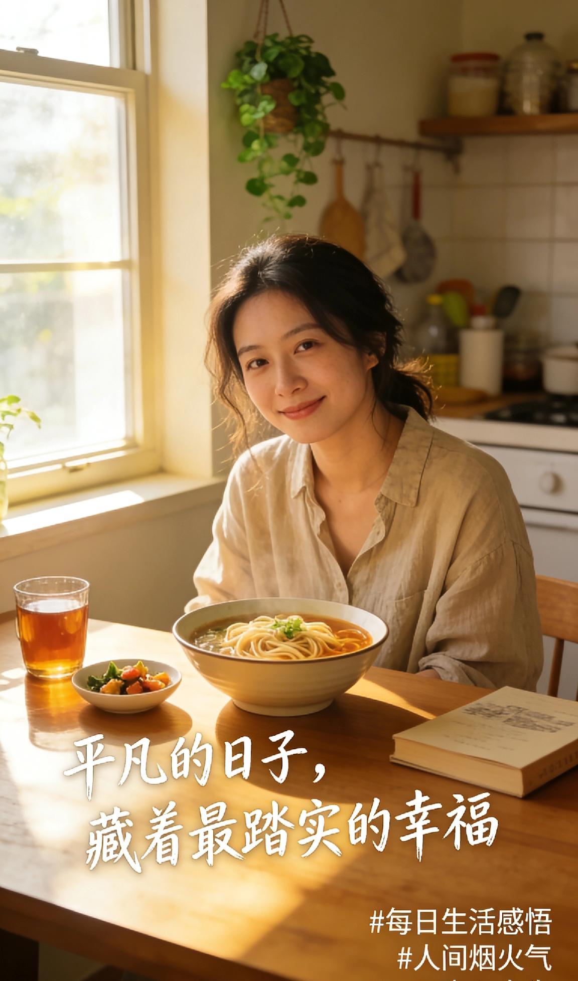 平凡的日子，藏着最踏实的幸福。一路走来渐渐懂得，生活本就有风雨起伏、得失无常，不