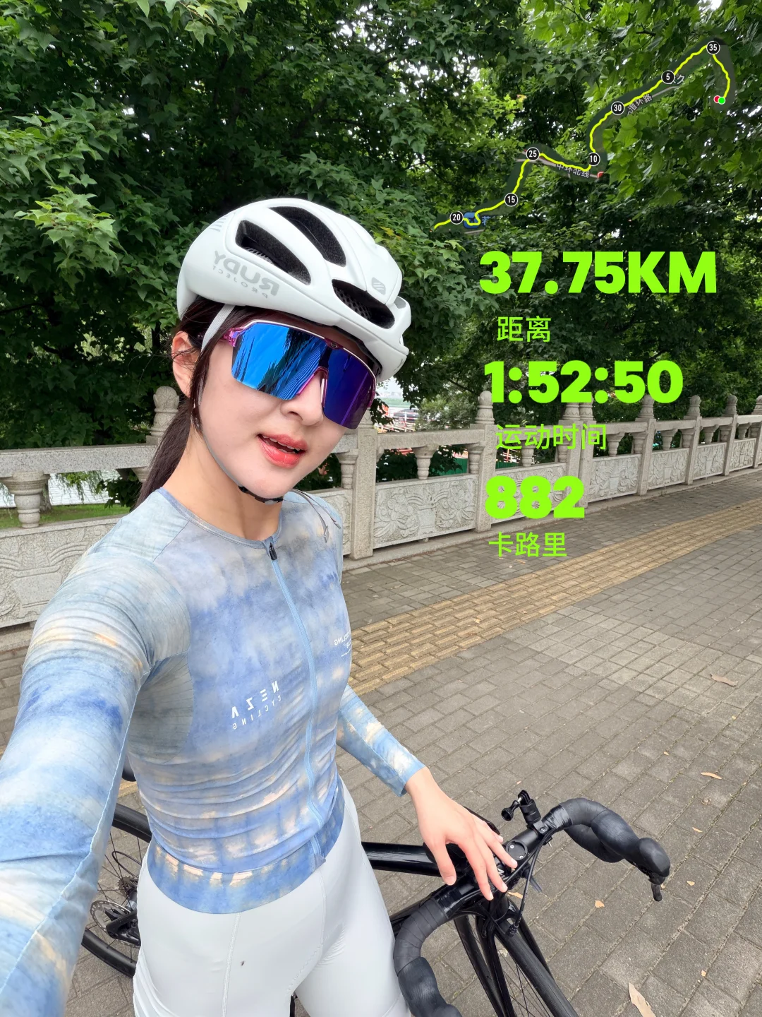 阳澄湖拉练37km🚴🏻‍♀️骑行人超爱的路线