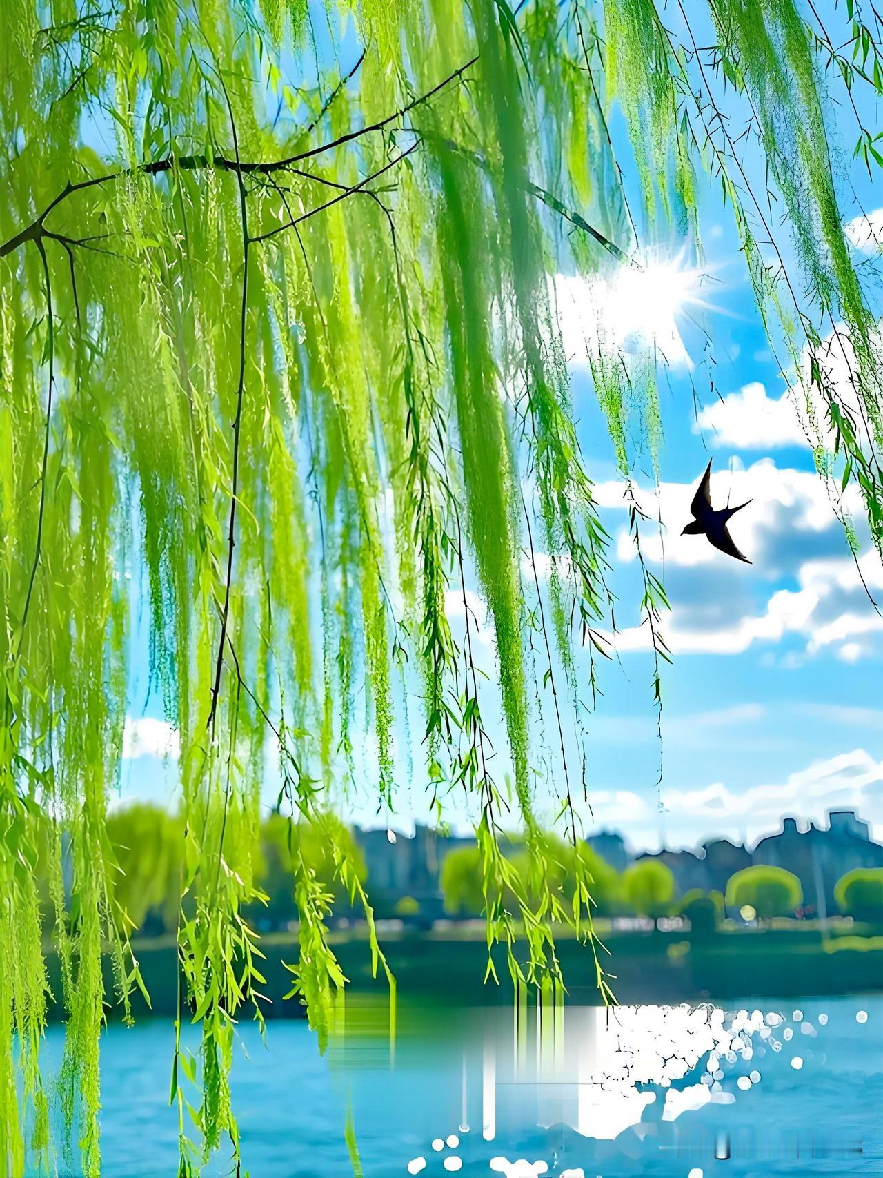 上联:梨花愁细雨(头条)
下联:柳叶笑和风(原创)
作者创作简析:
上联:梨花愁