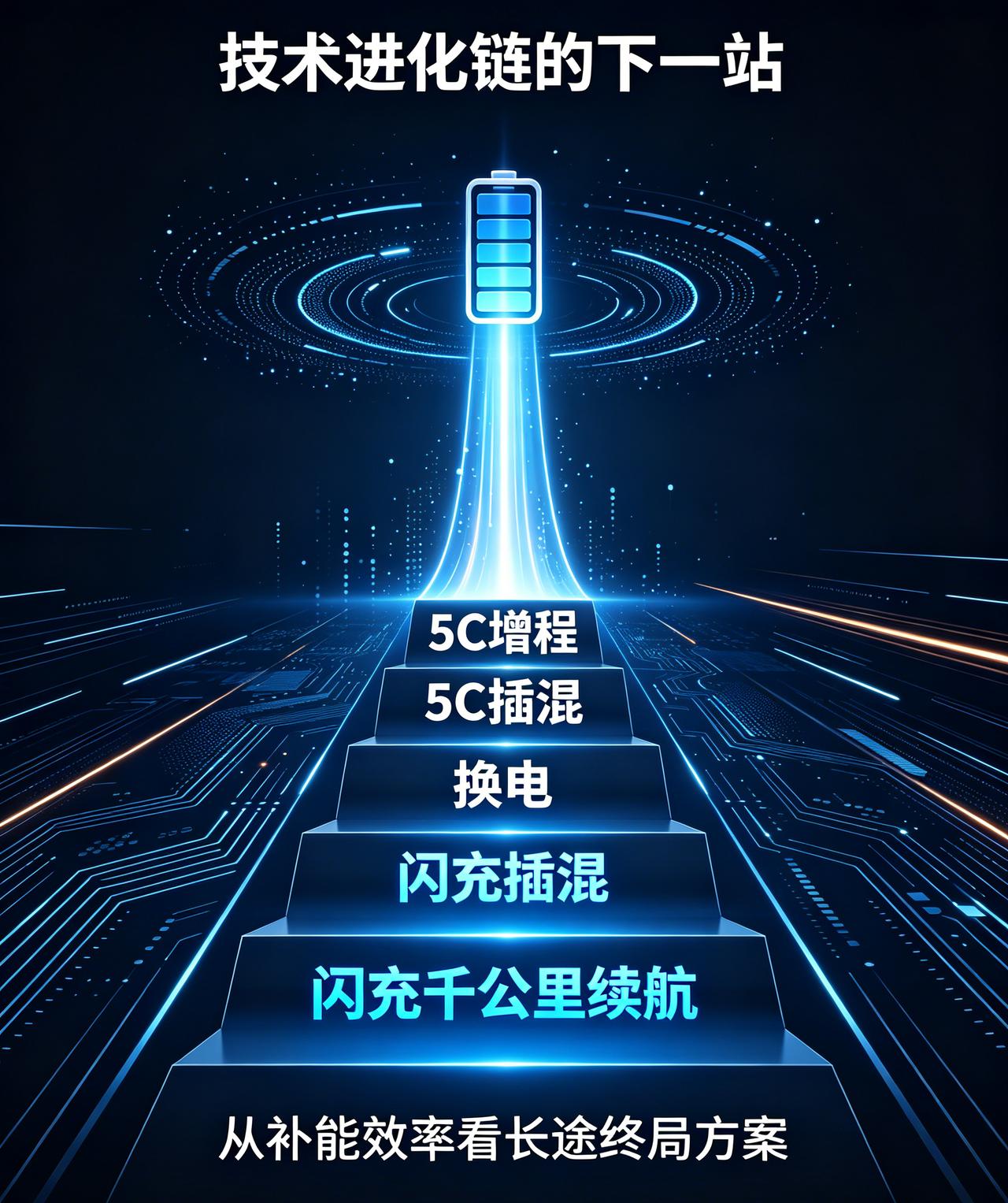 5C增程的尽头是5C插混
5C插混的尽头是换电
换电的尽头是闪充插混
闪充插混的