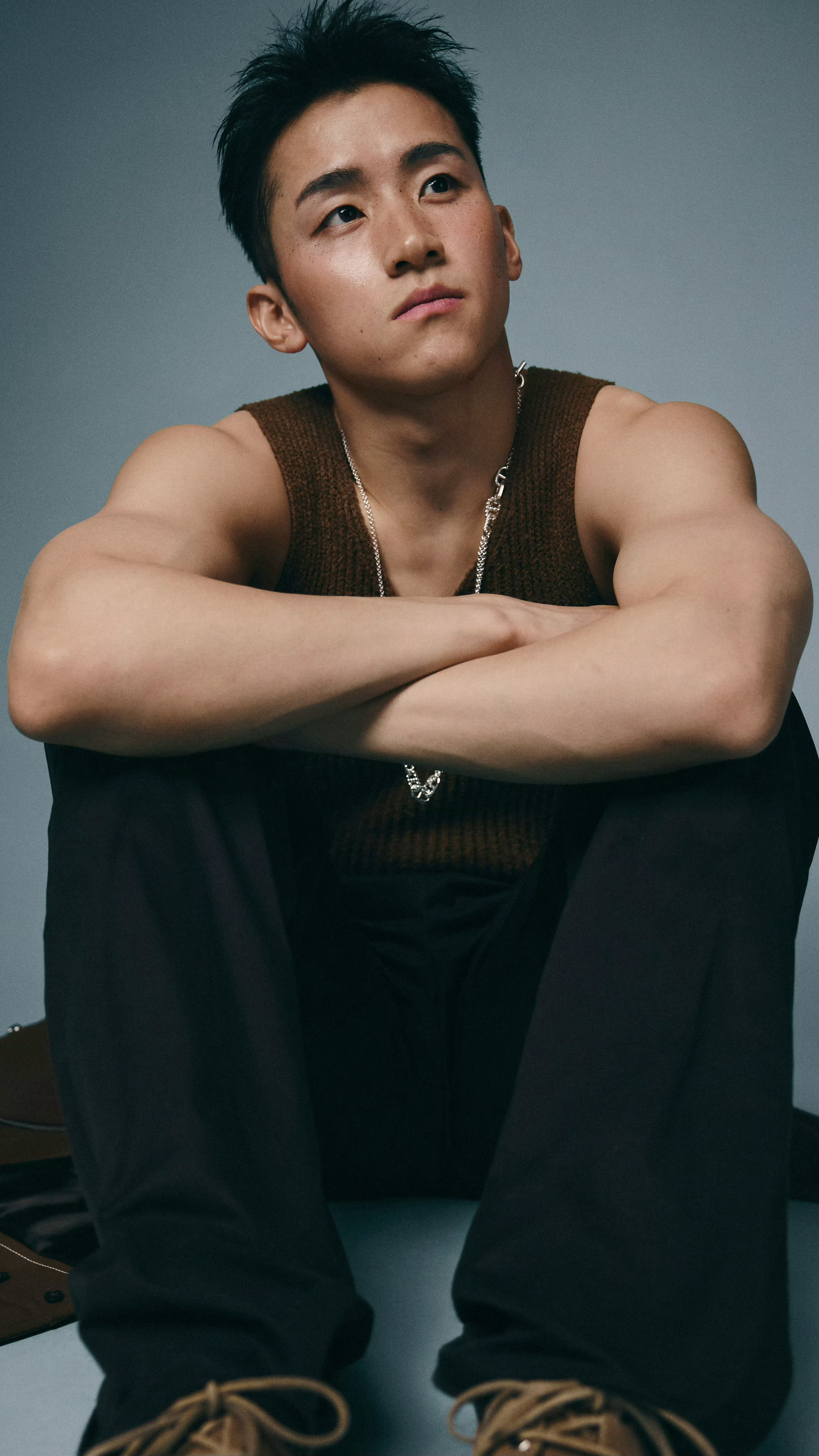 天马bro这硬照拍的不输一些爱豆🙆🏻♂️冰雪少年现在生长时