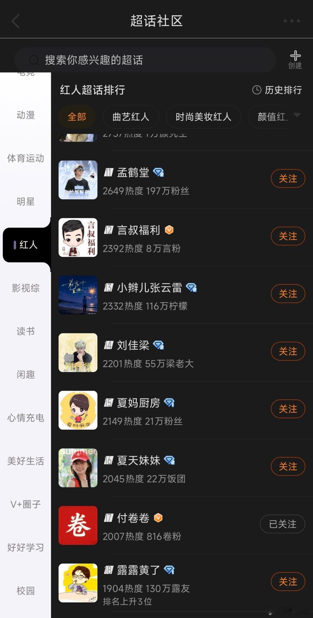 付卷卷分类改成“红人”了，现在跟明星网红坐一桌付卷卷我的日常plog