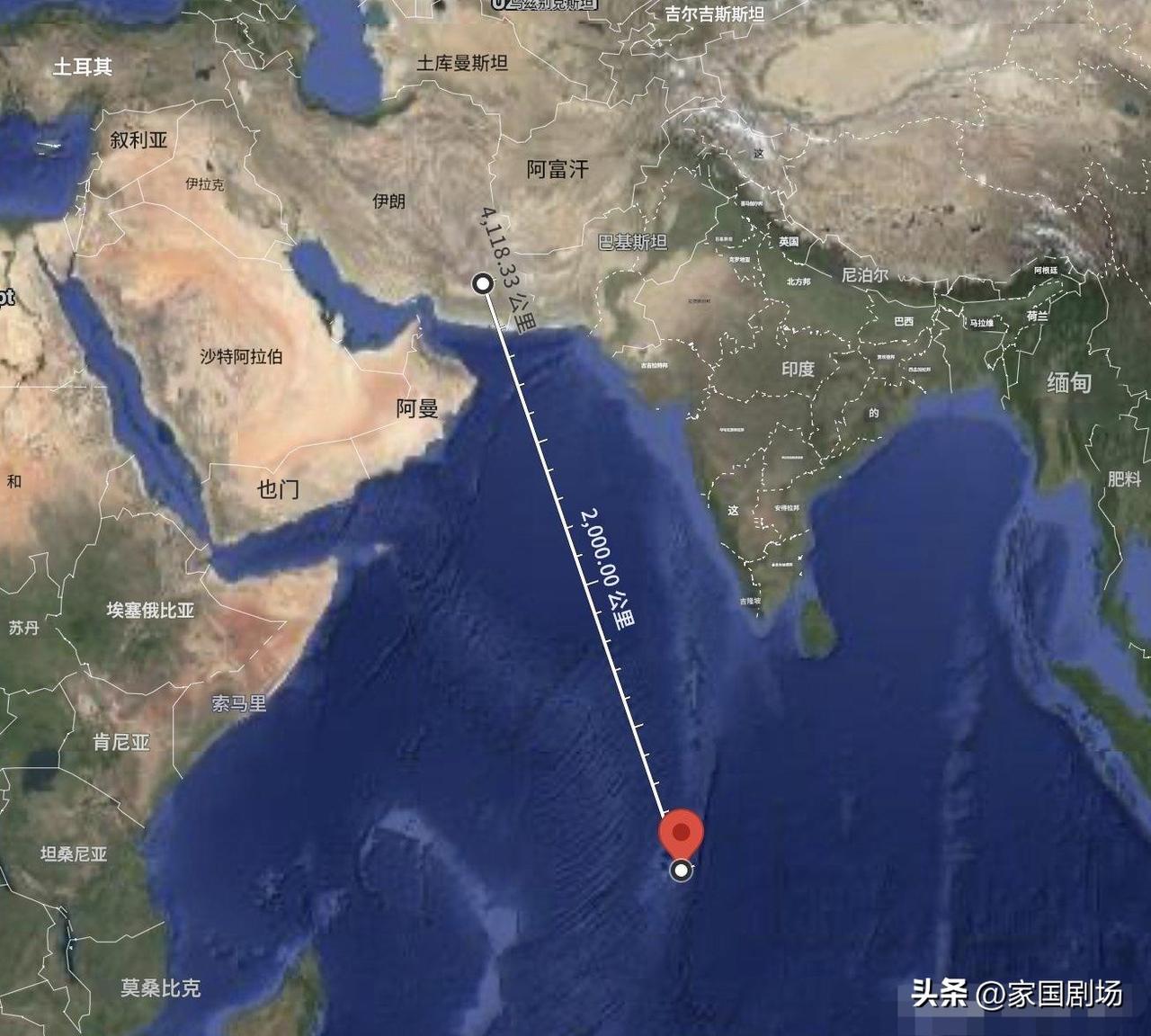 据《华尔街日报》报道，伊朗向位于迪戈加西亚岛的美英联合基地，发射了两枚中程弹道导