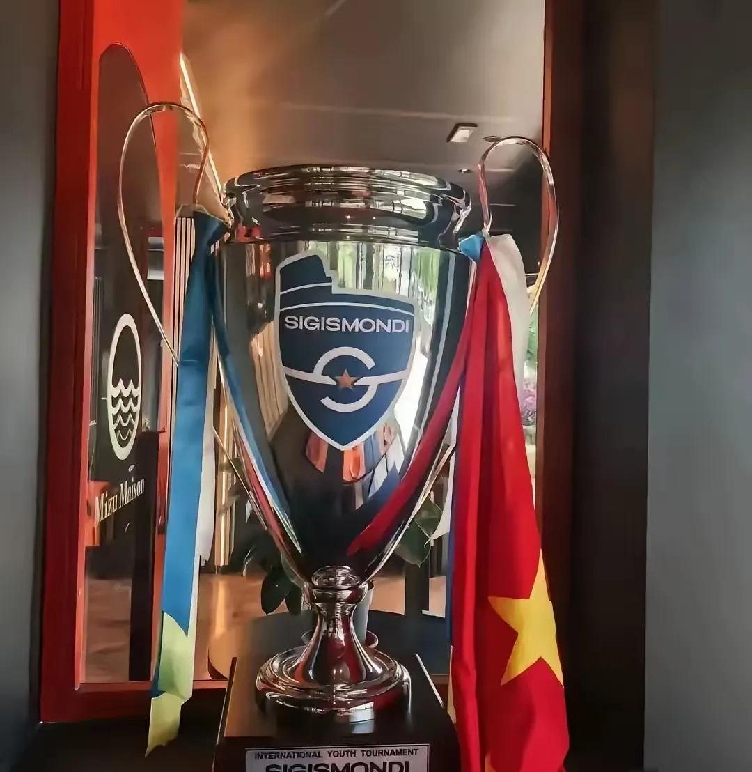 董路这个举动，让足协更没面子了！

董路带领中国小将拿到的冠军奖杯，放在了罗马华