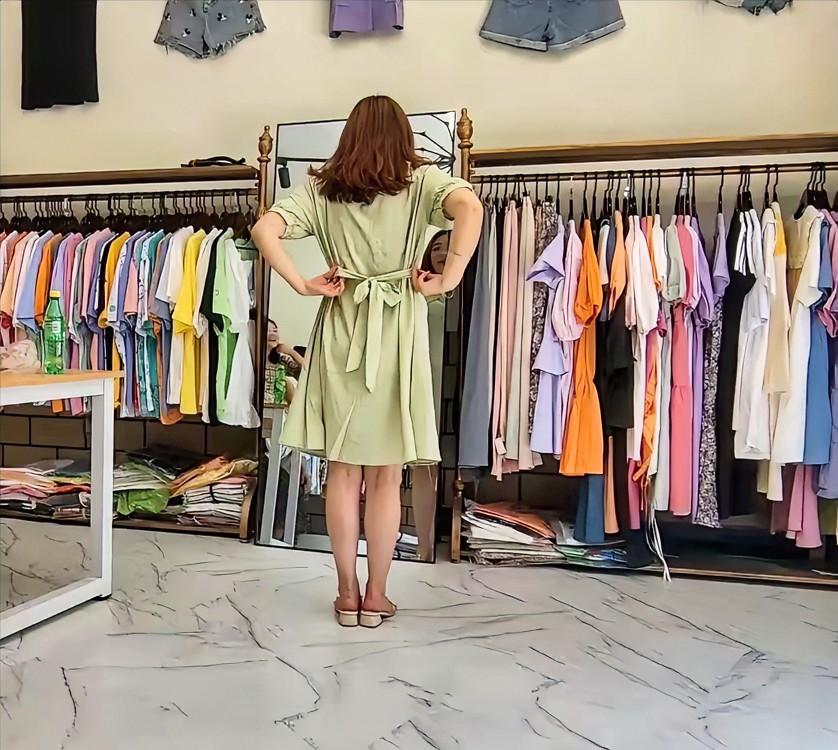 安徽合肥，一女子在服装店花777元，买了3件衣服，减掉吊牌穿着离开了，不料，8天