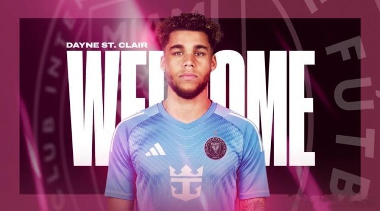 迈阿密国际官方：美职联上赛季最佳门将圣克莱尔以自由身加盟。 