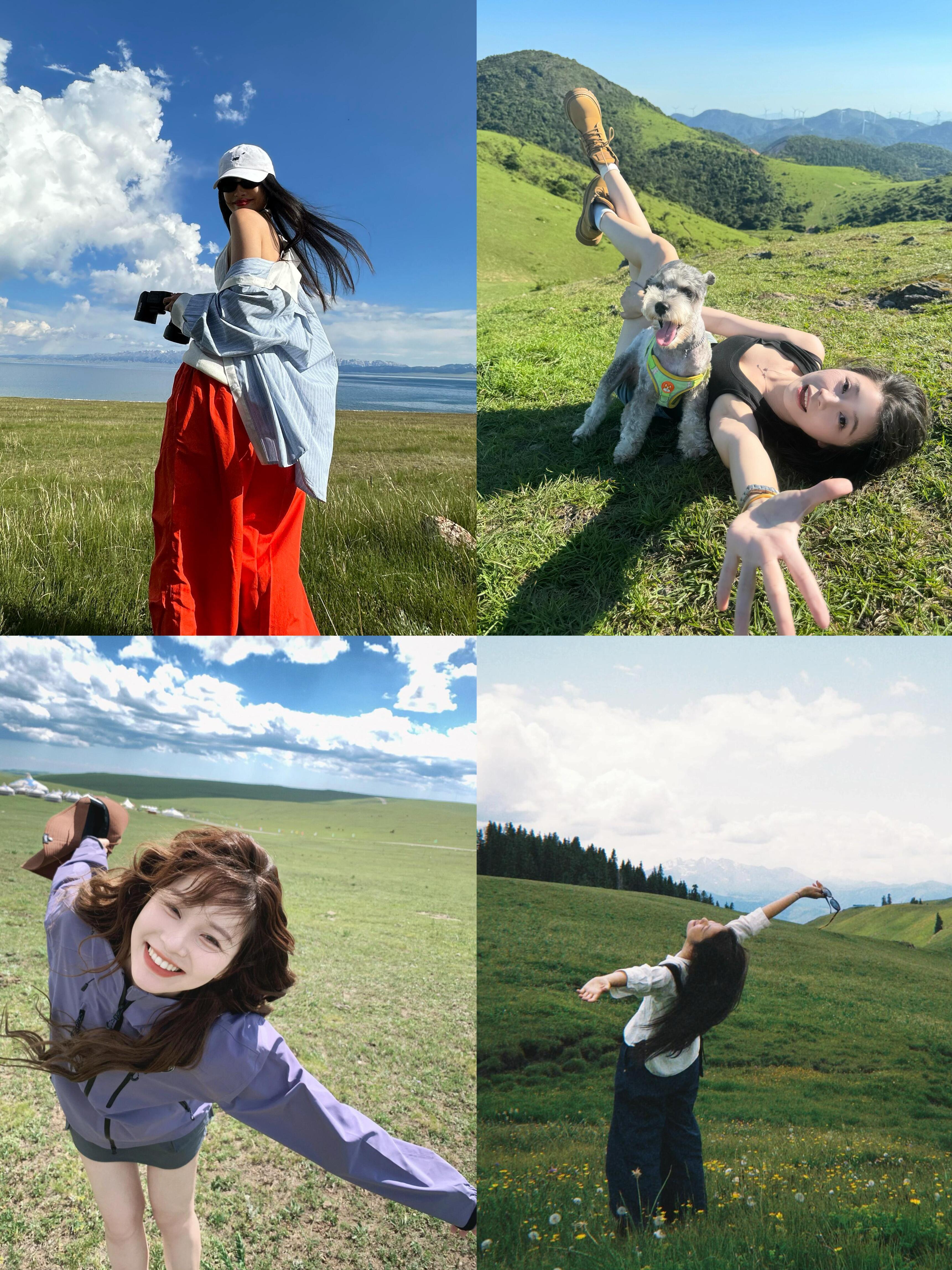 提前预习一下草原拍照姿势🍃 ​​​