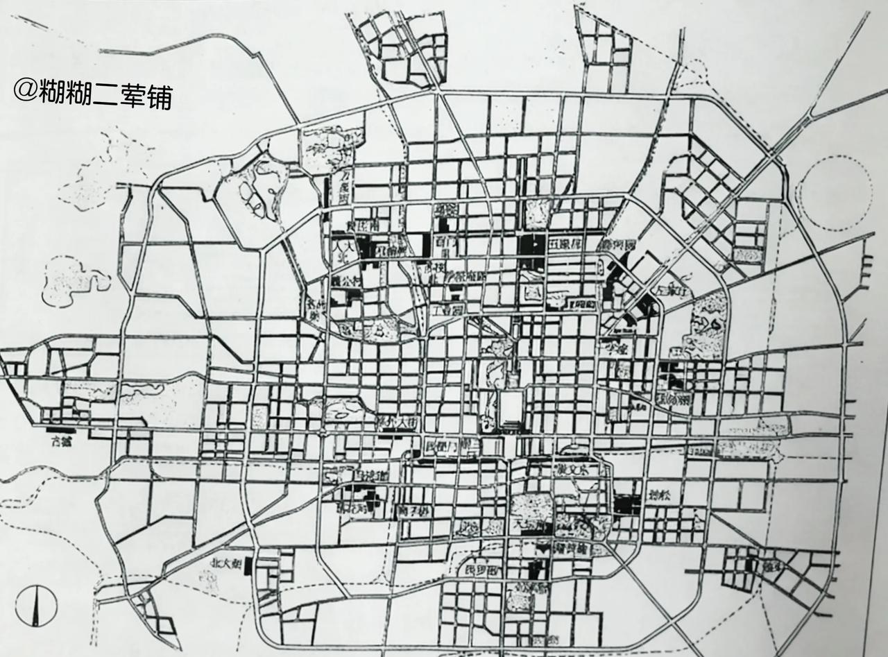 @北京人快来认领你家小区！这是北京第一次摊大饼，约1978年到1988年十年建设