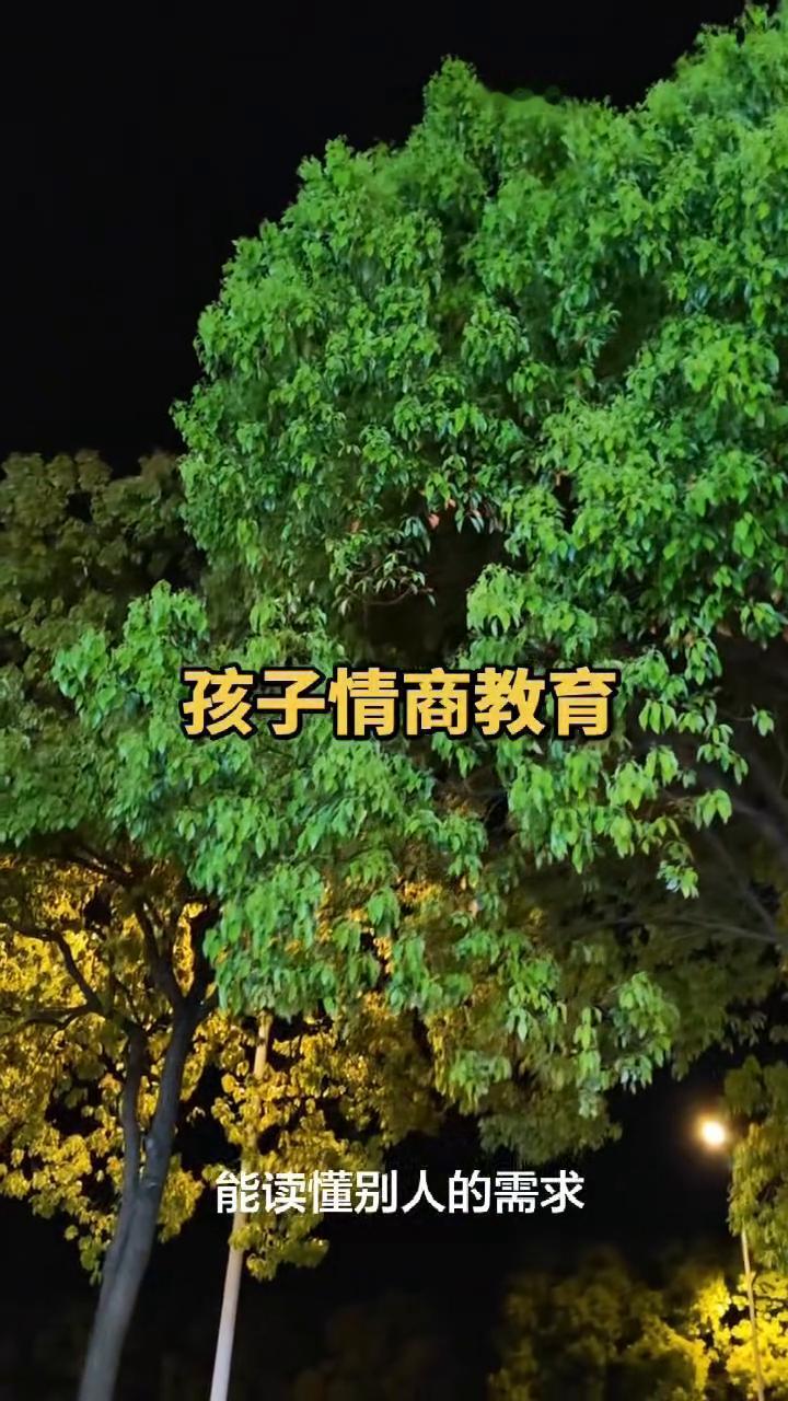 孩子情商教育。
情商比智商更重要。什么叫情商？会沟通、会表达、会察言观色，拥有强